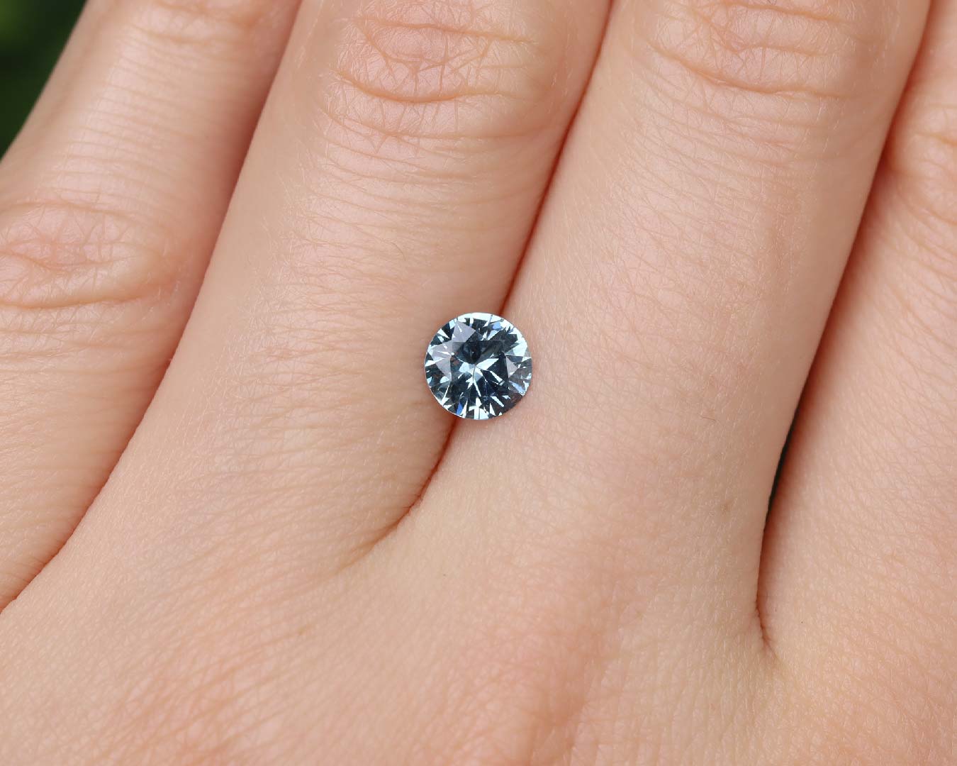 Piedra Zafiro Azul Platino 0.75cts S-1915