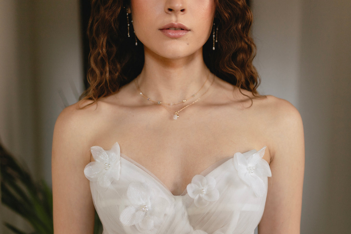 Collar Moonstone Charms