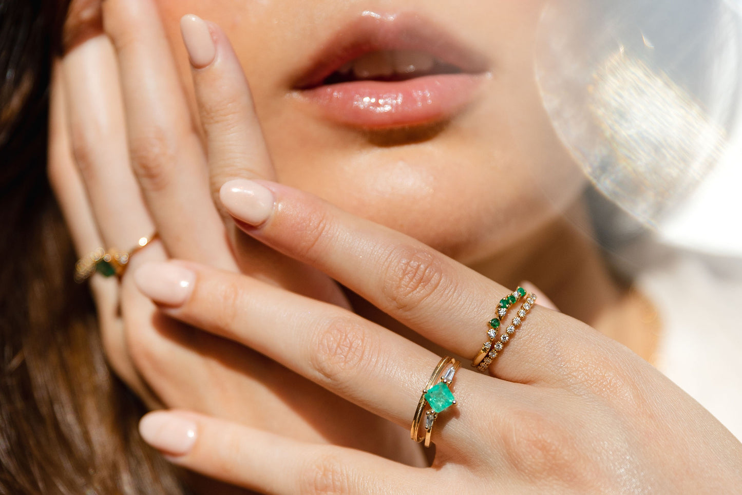 Anillo Gaia Esmeralda