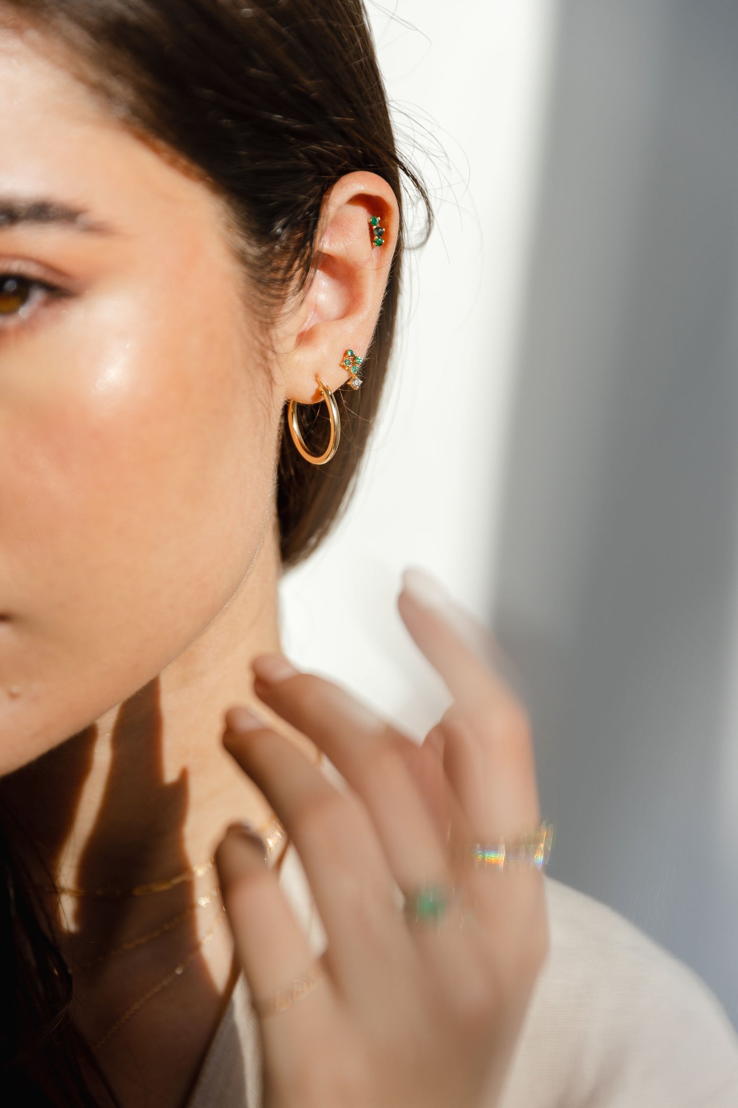 Arracadas Simple Gold