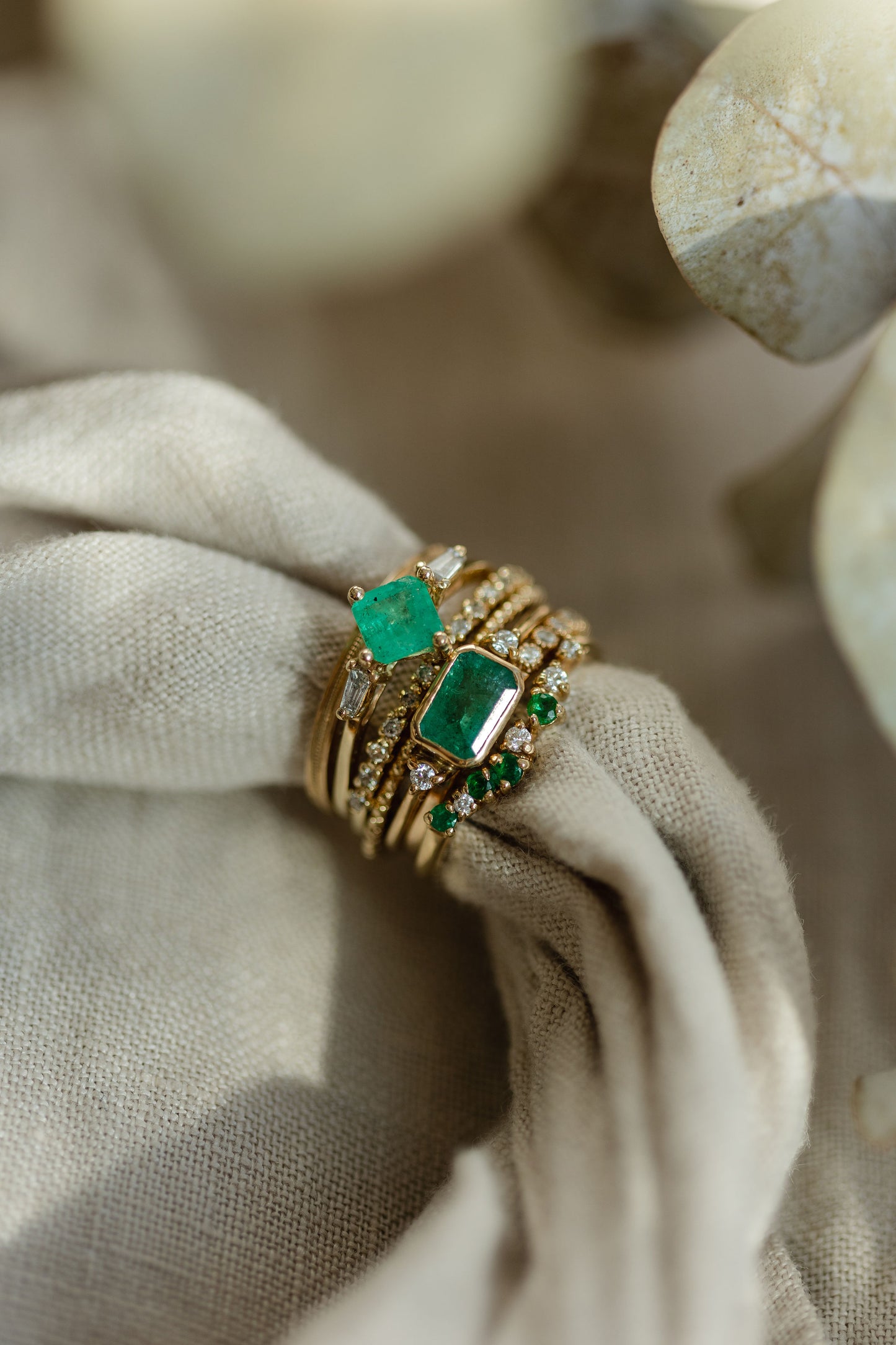 Anillo Gaia Esmeralda