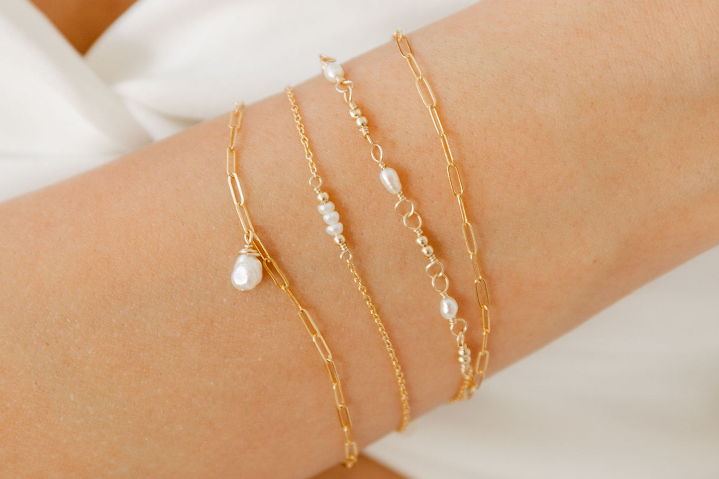 Pulsera Maya Dancing Pearl Drop