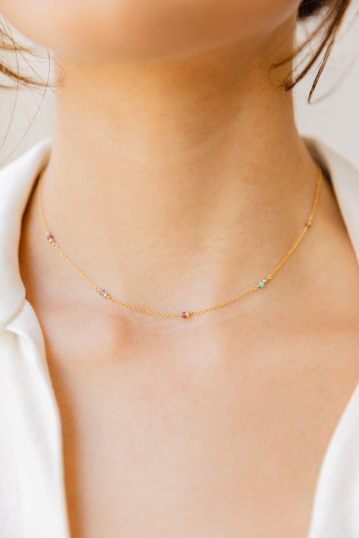 Collar Sofía con Piedras del Mes