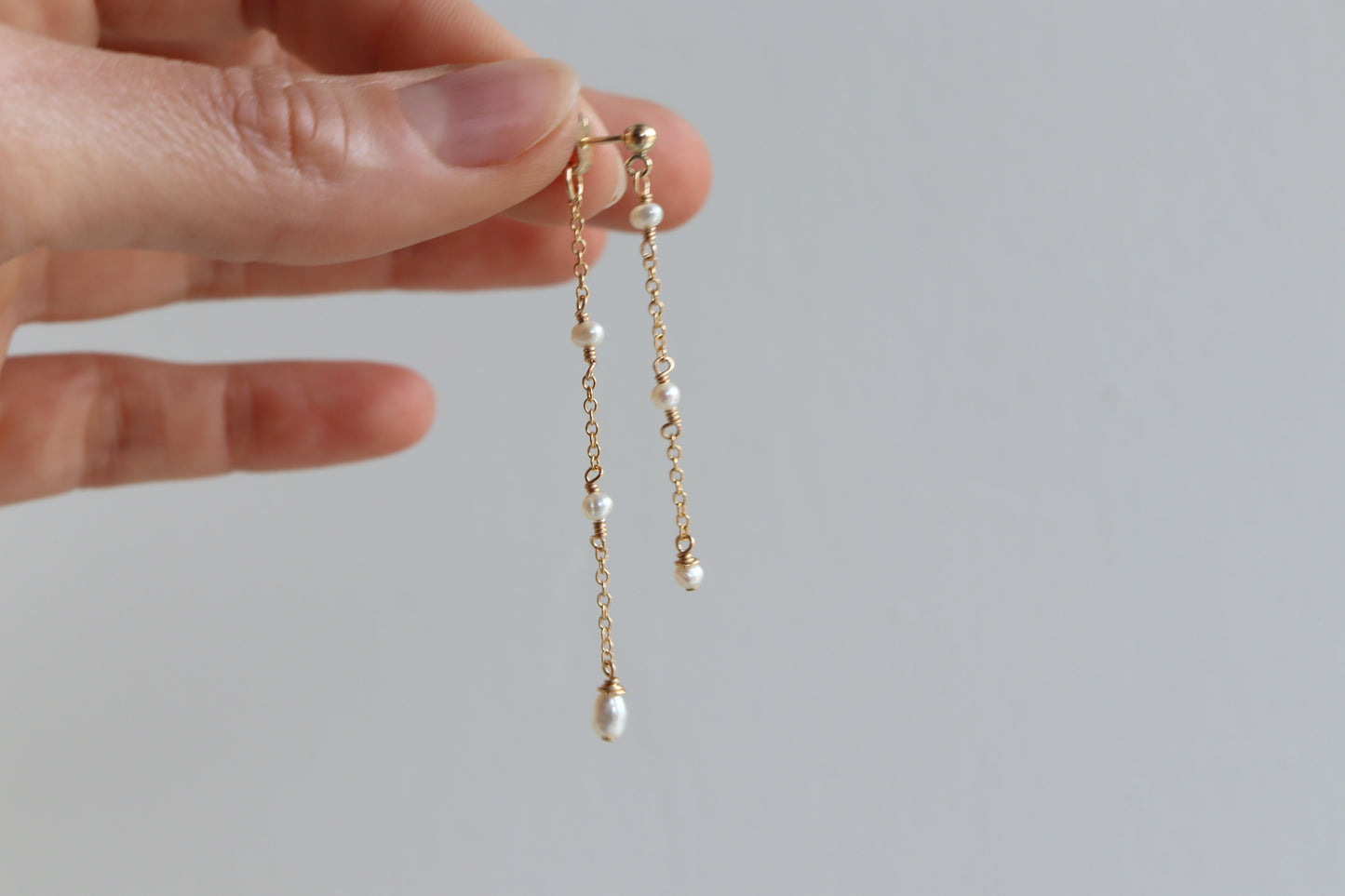 Aretes Alina Perlas