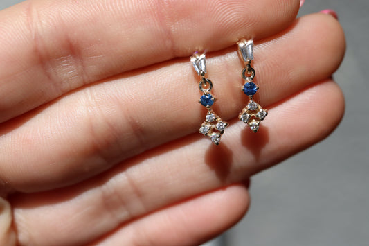 Aretes Diana Fine Zafiros