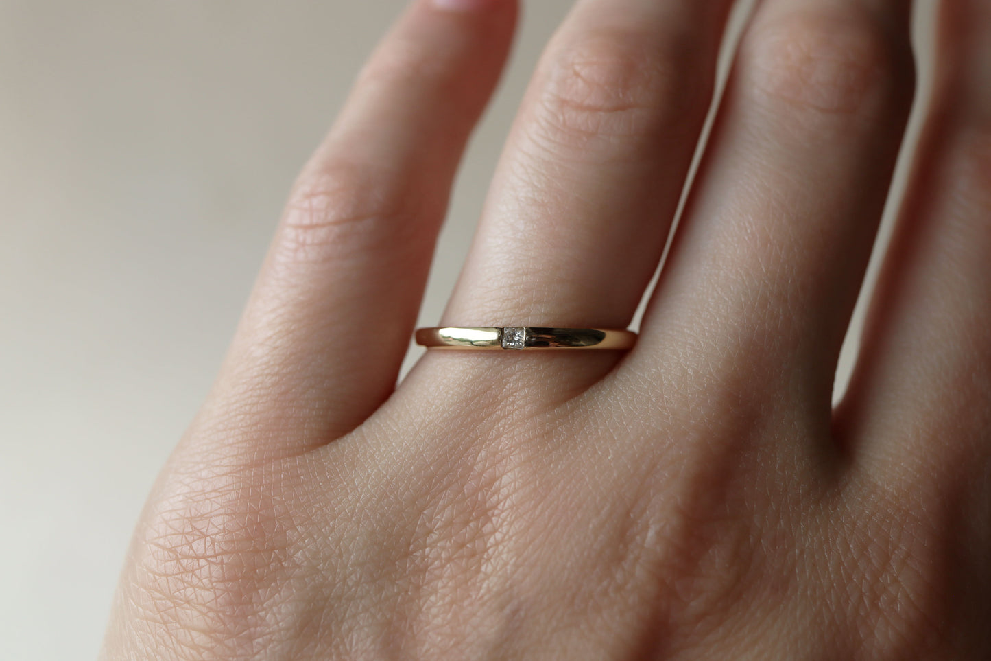 Argolla Minima Diamante Bridal