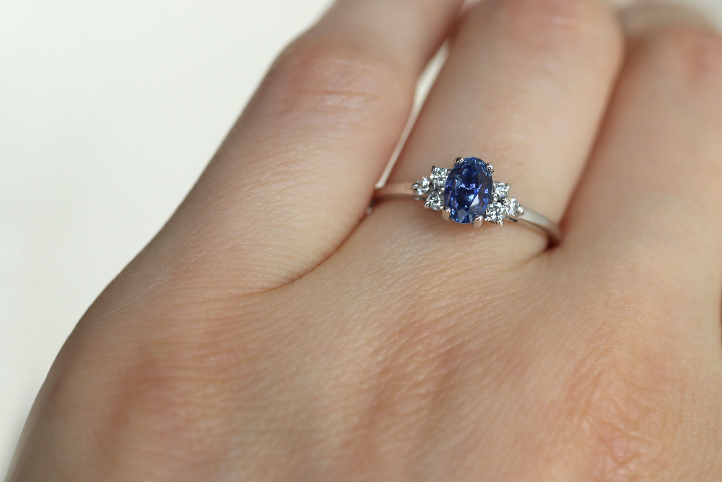 Anillo Aurora Zafiro Royal Blue Bridal