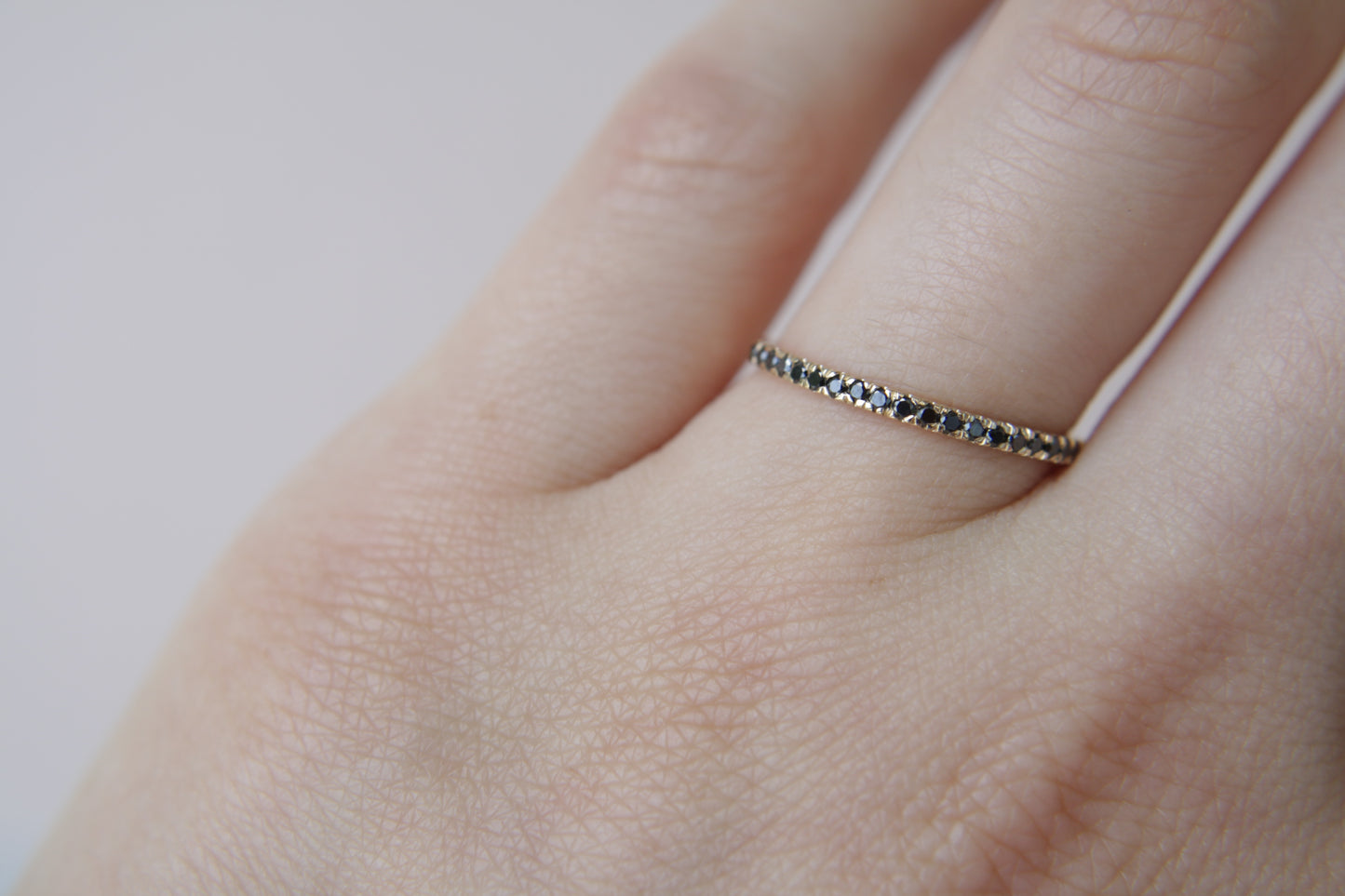 Anillo Ava Diamante Negro