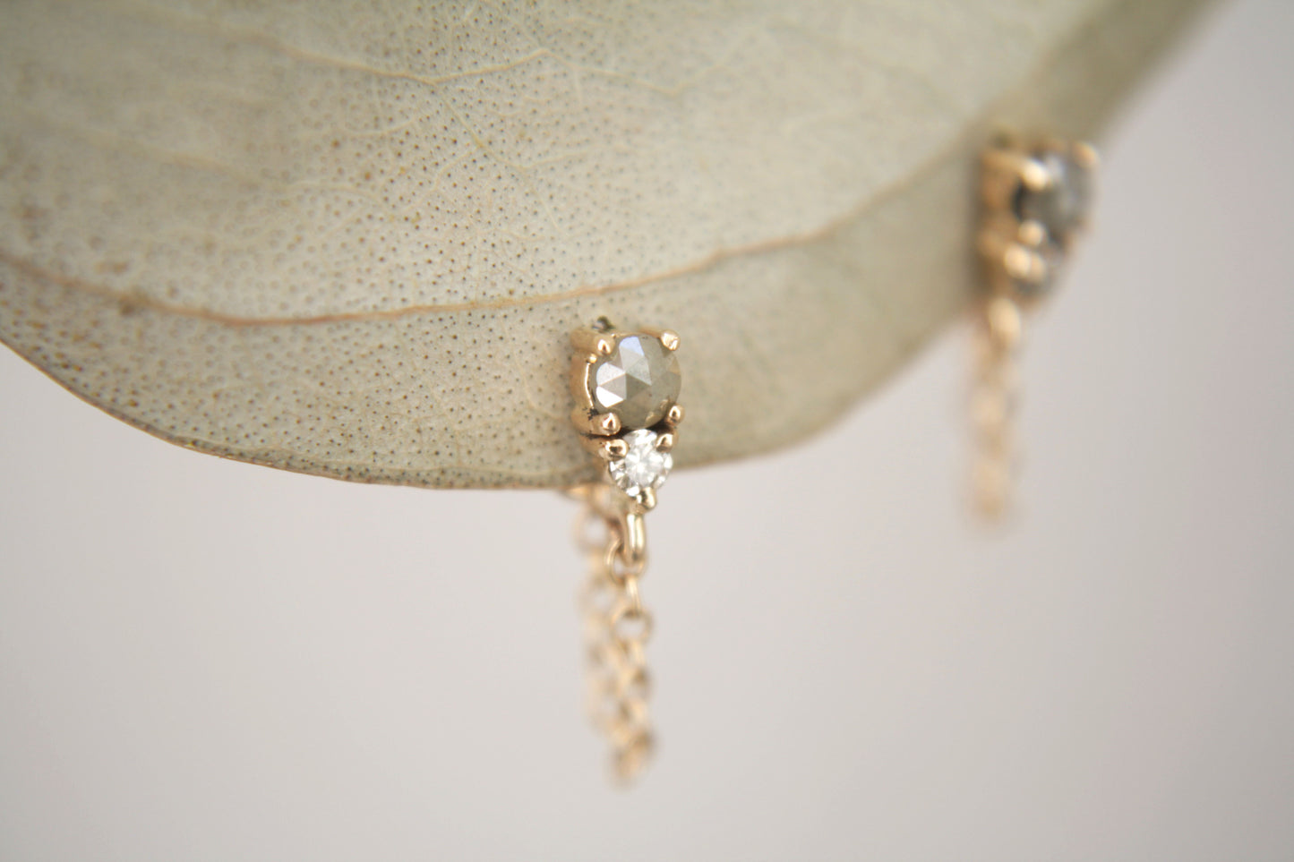 Aretes Berna Diamante Corte Antiguo