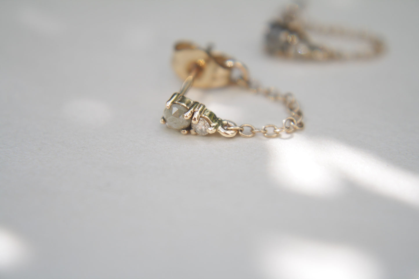 Aretes Berna Diamante Corte Antiguo