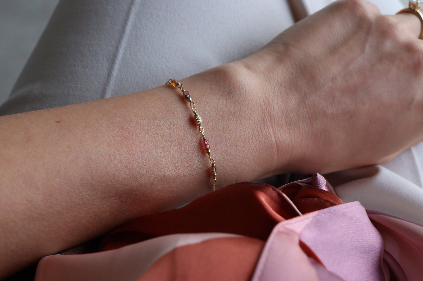 Pulsera Boho Earth Zafiros Tundra