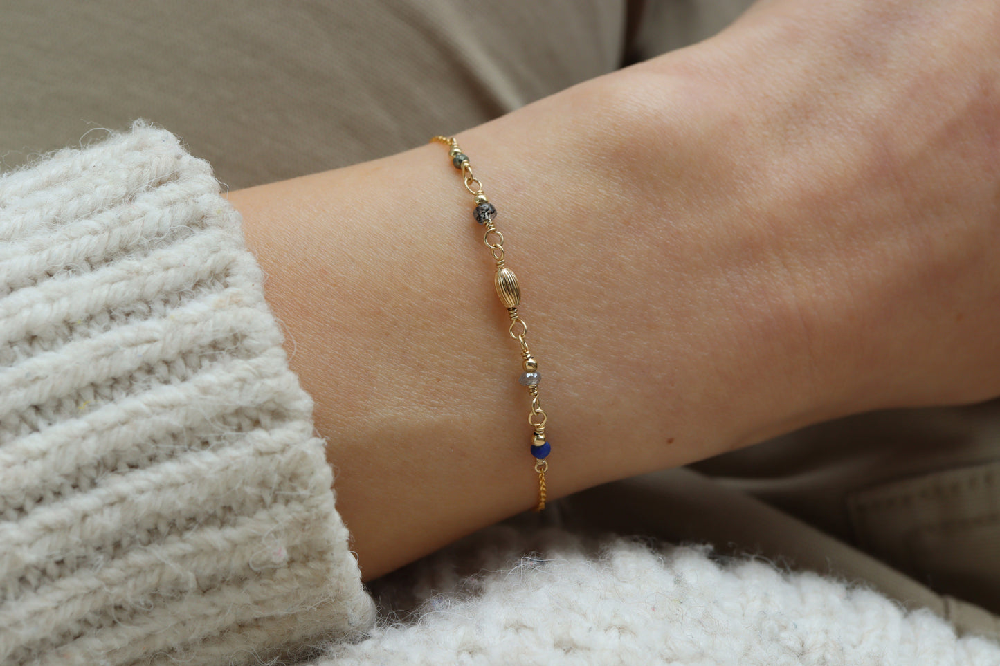 Pulsera Boho Grey