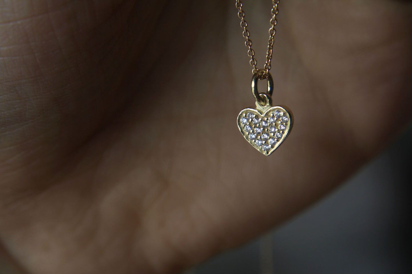 Collar Corazón Circonias