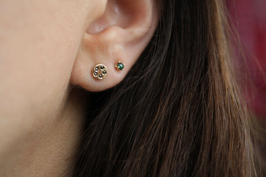 Studs Camila Diamante Negro fine