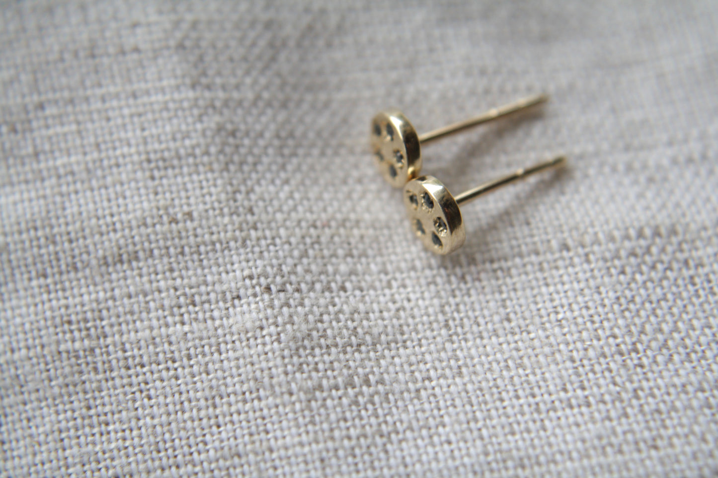 Studs Camila Diamante Negro fine