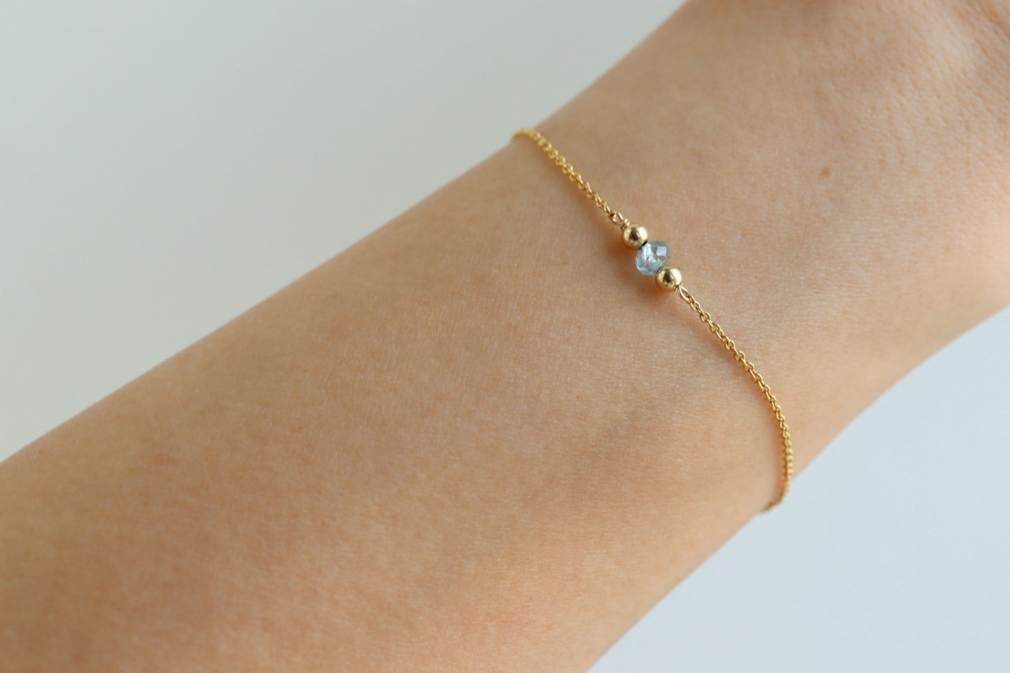 Pulsera Catalina Aguamarina