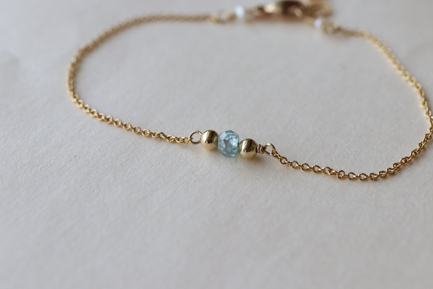Pulsera Catalina Aguamarina
