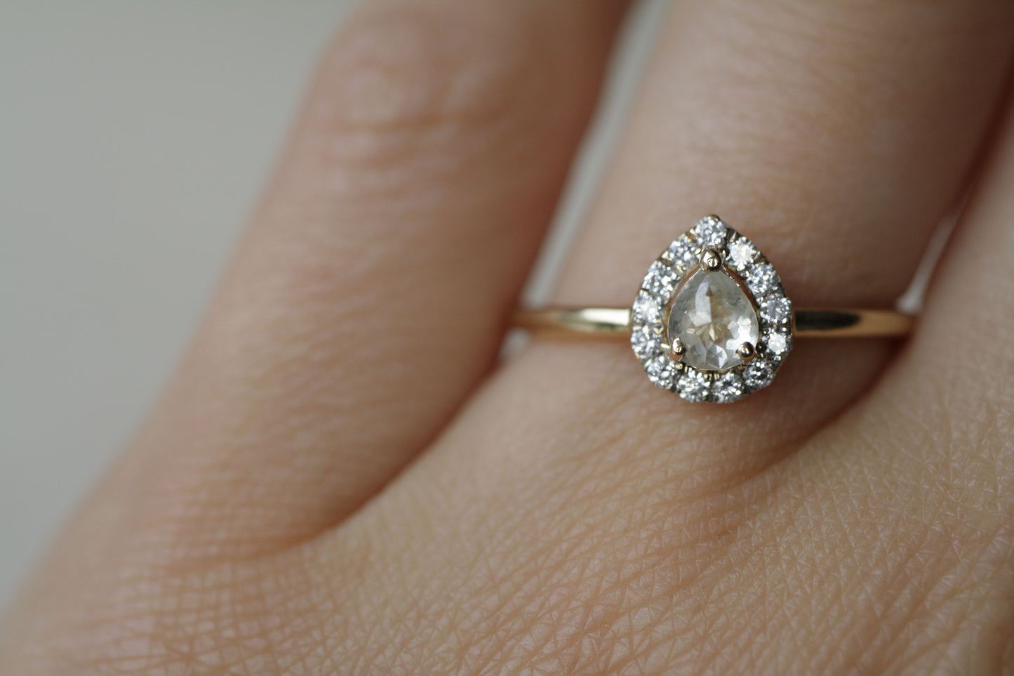 Anillo Celeste Diamante Bridal
