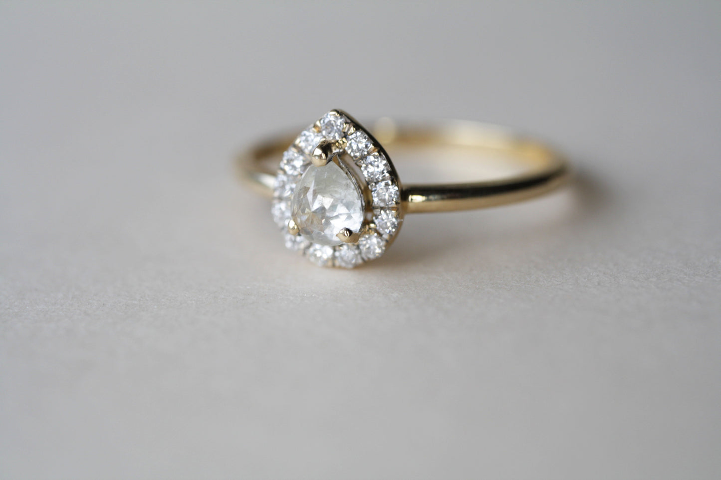 Anillo Celeste Diamante Bridal