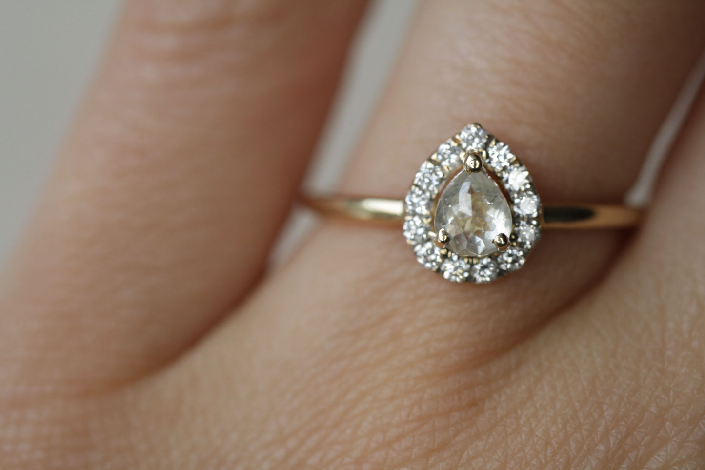 Anillo Celeste Diamante Bridal