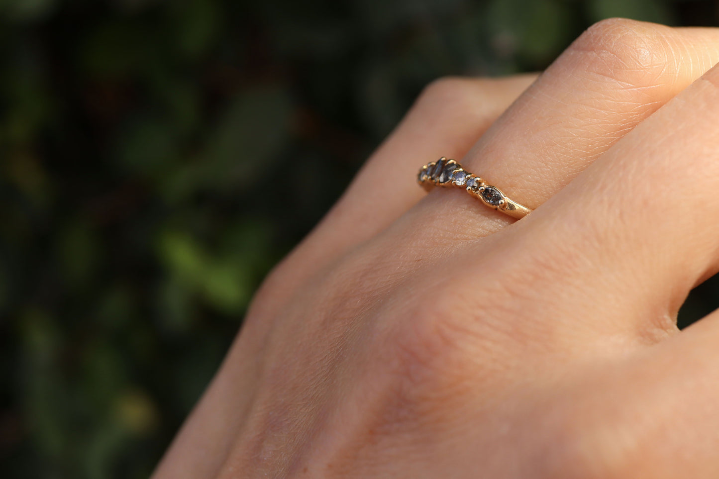 Anillo Marcela Diamantes Sal Pimienta