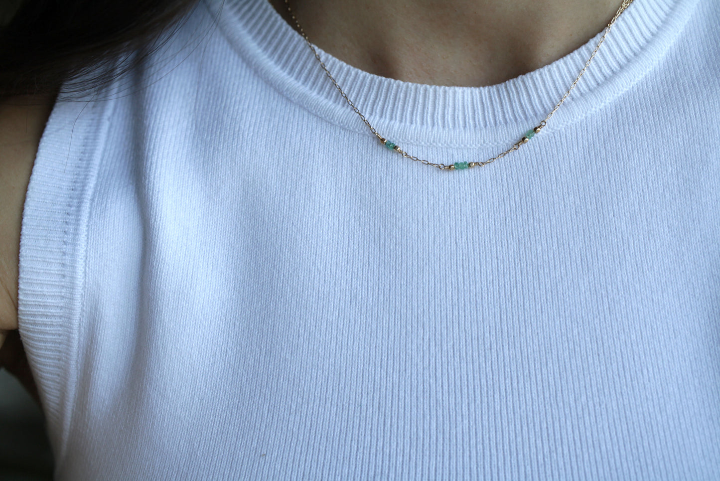 Collar Rocio Esmeralda