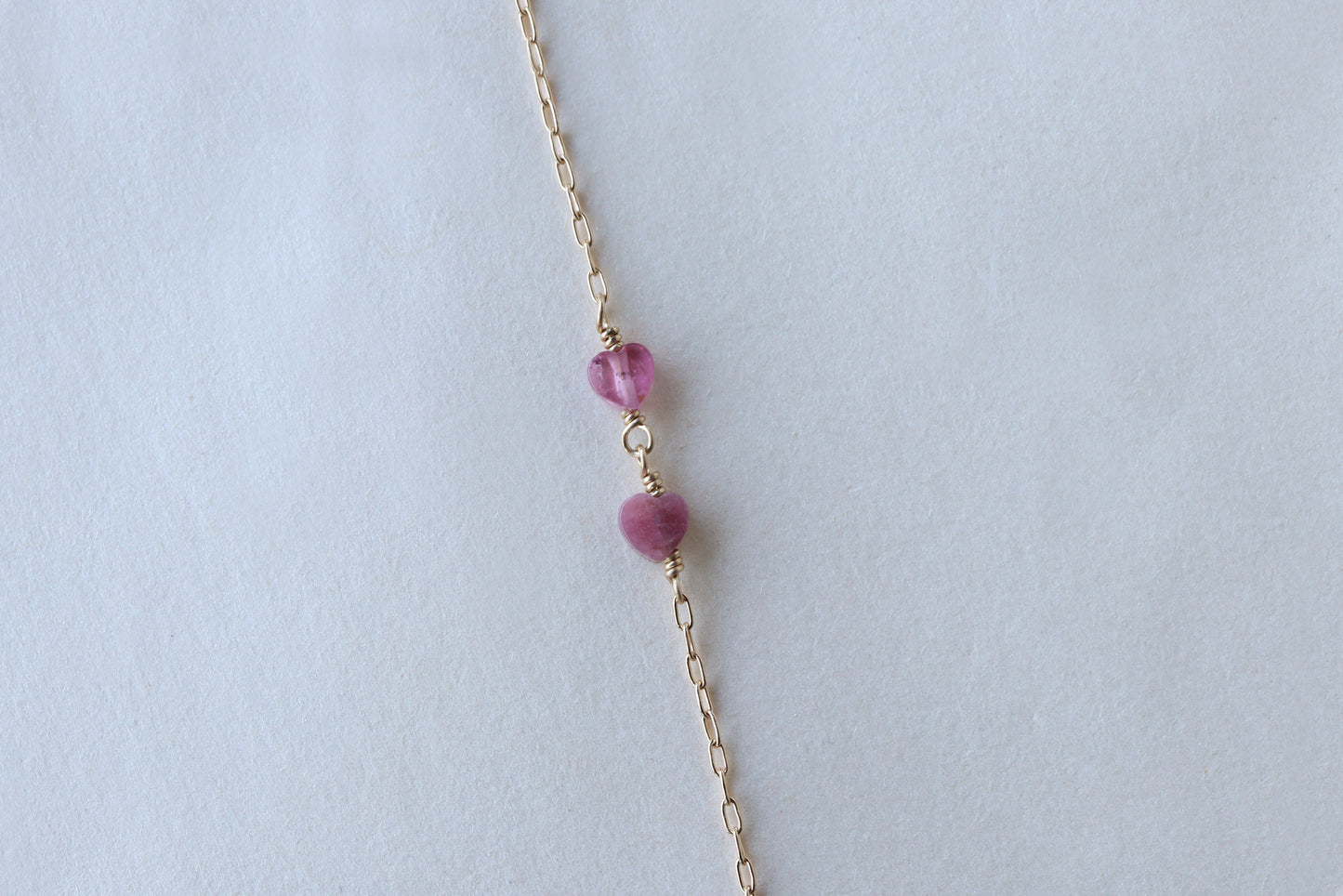 Pulsera Corazon Turmalinas