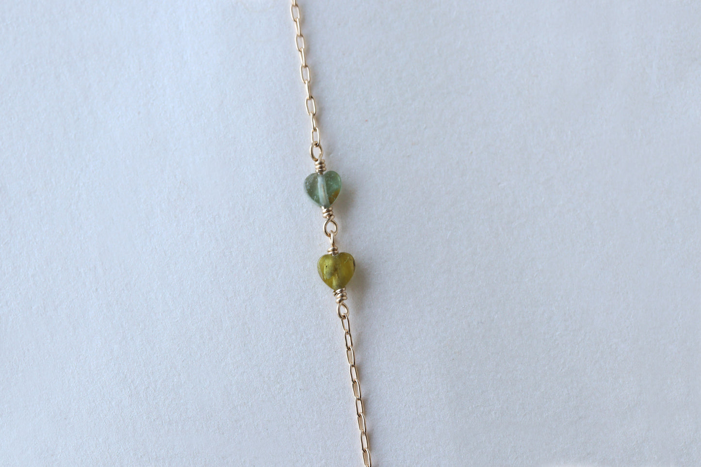 Pulsera Corazon Turmalinas