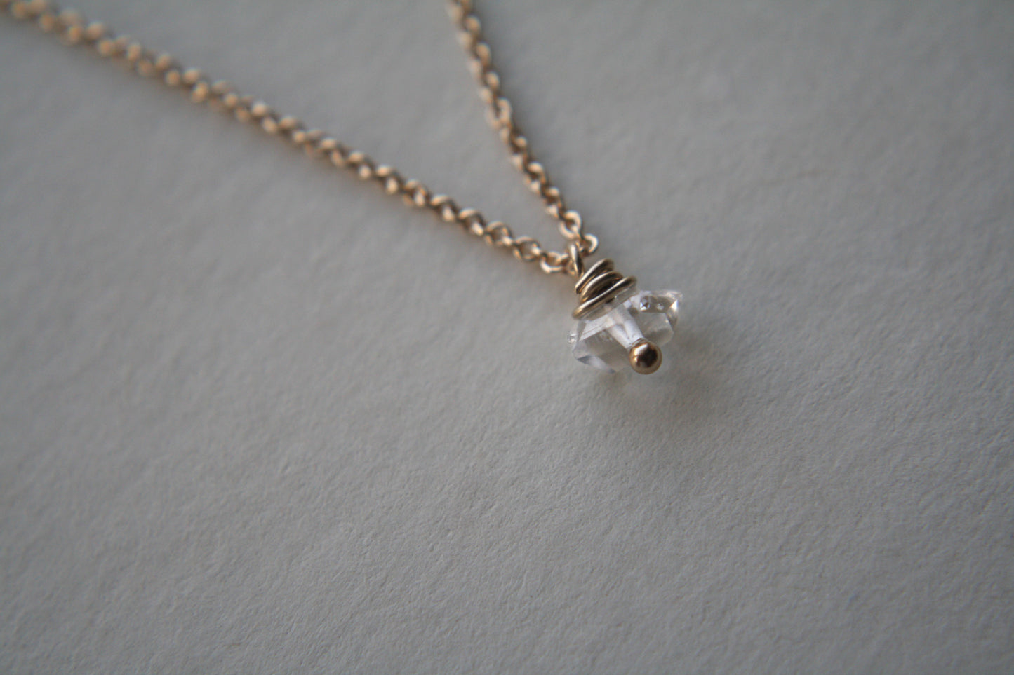 Collar Cuarzo Herkimer