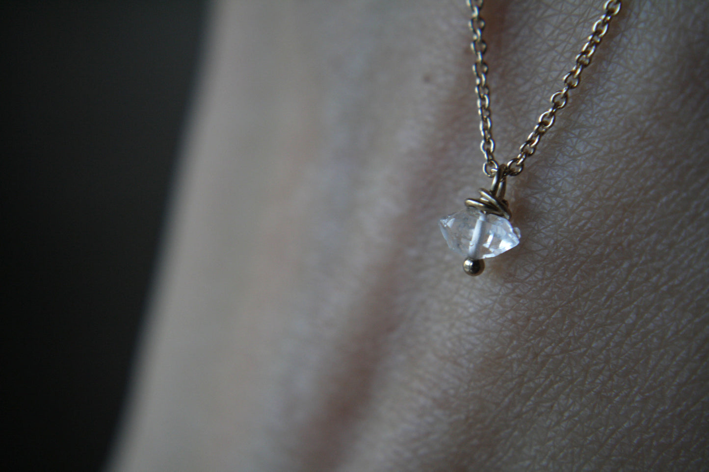 Collar Cuarzo Herkimer