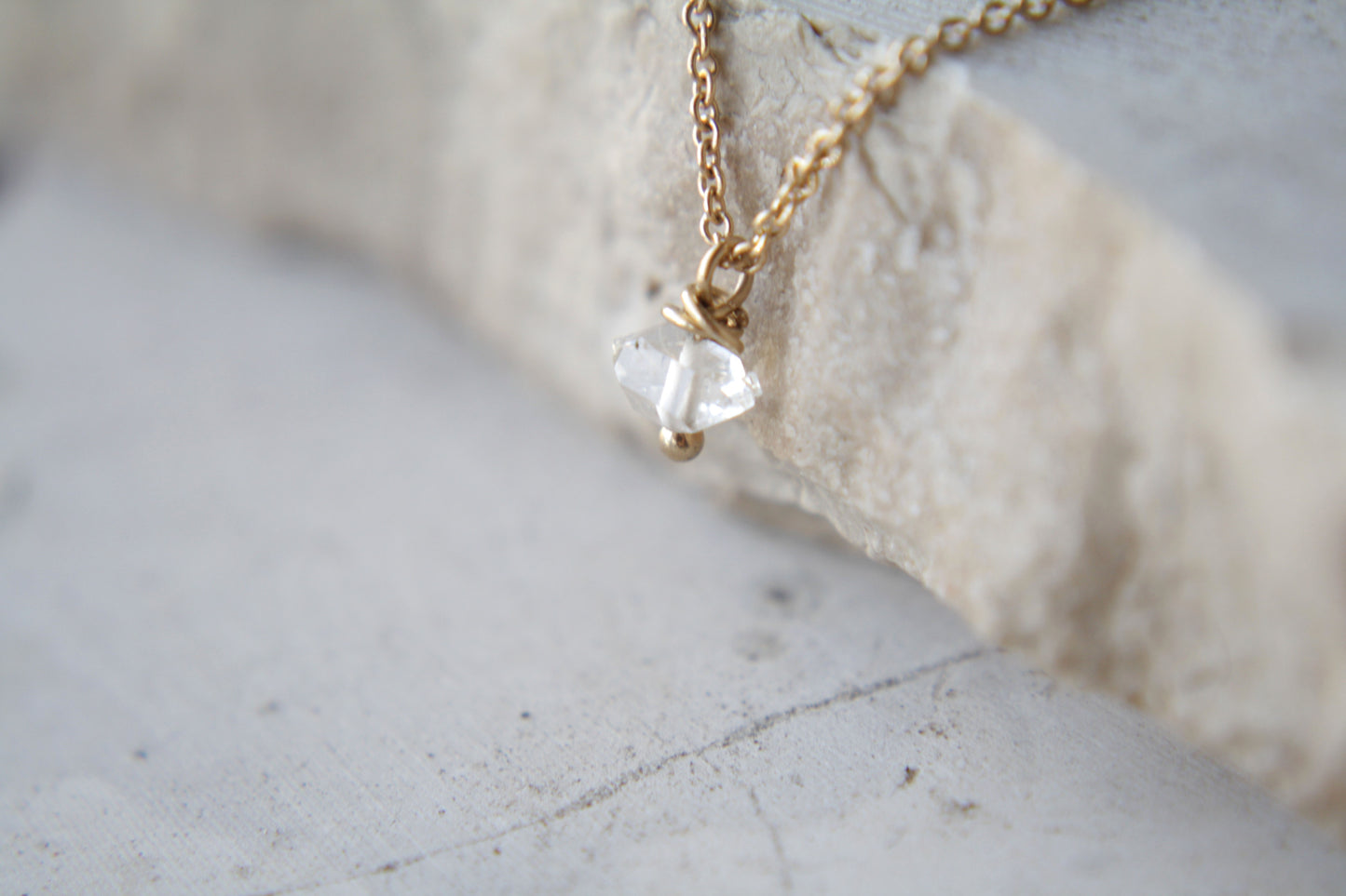 Collar Cuarzo Herkimer