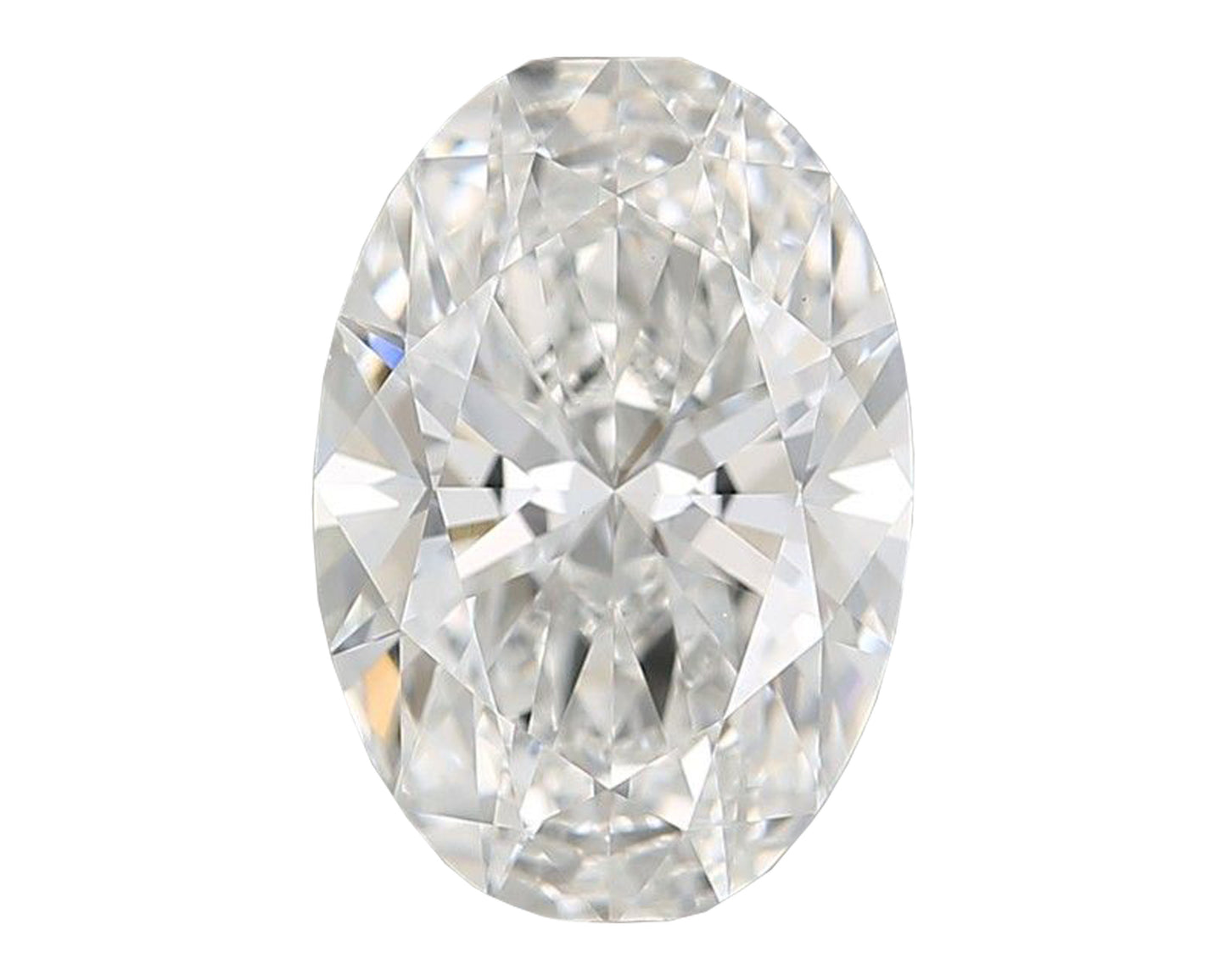 Piedra Diamante Lab Oval 1.32cts Lab D-84