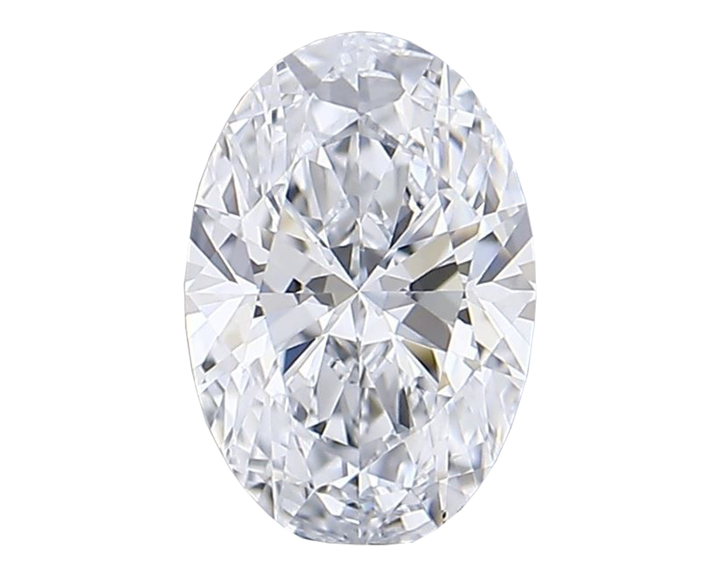 Piedra Diamante Oval 0.83cts Lab D-85