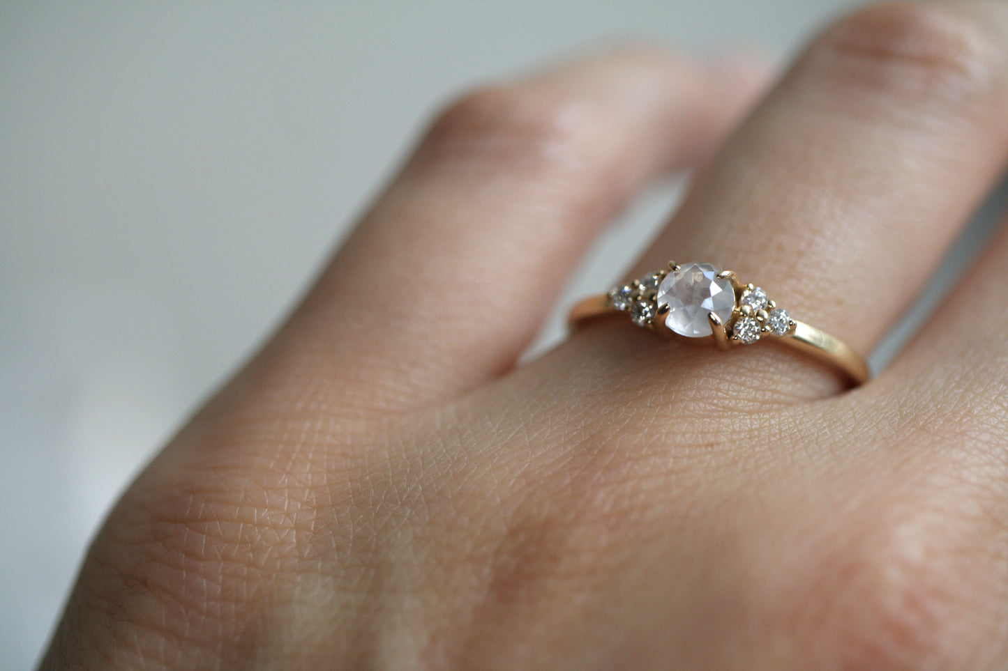 Anillo Aurora Diamante Rosecut Bridal