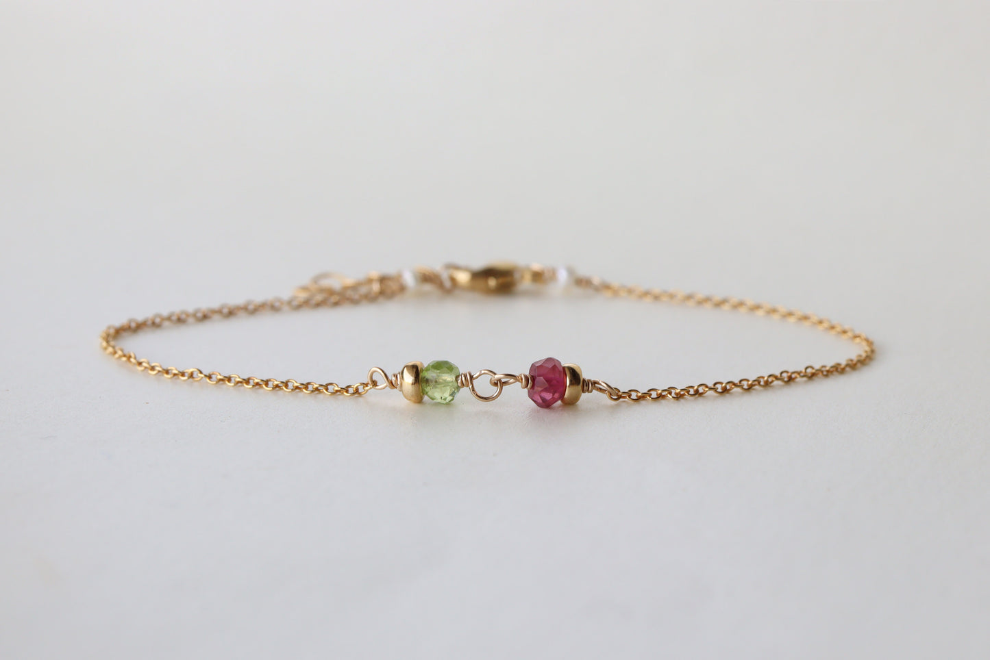 Pulsera Duo Personalizada con Piedras del Mes
