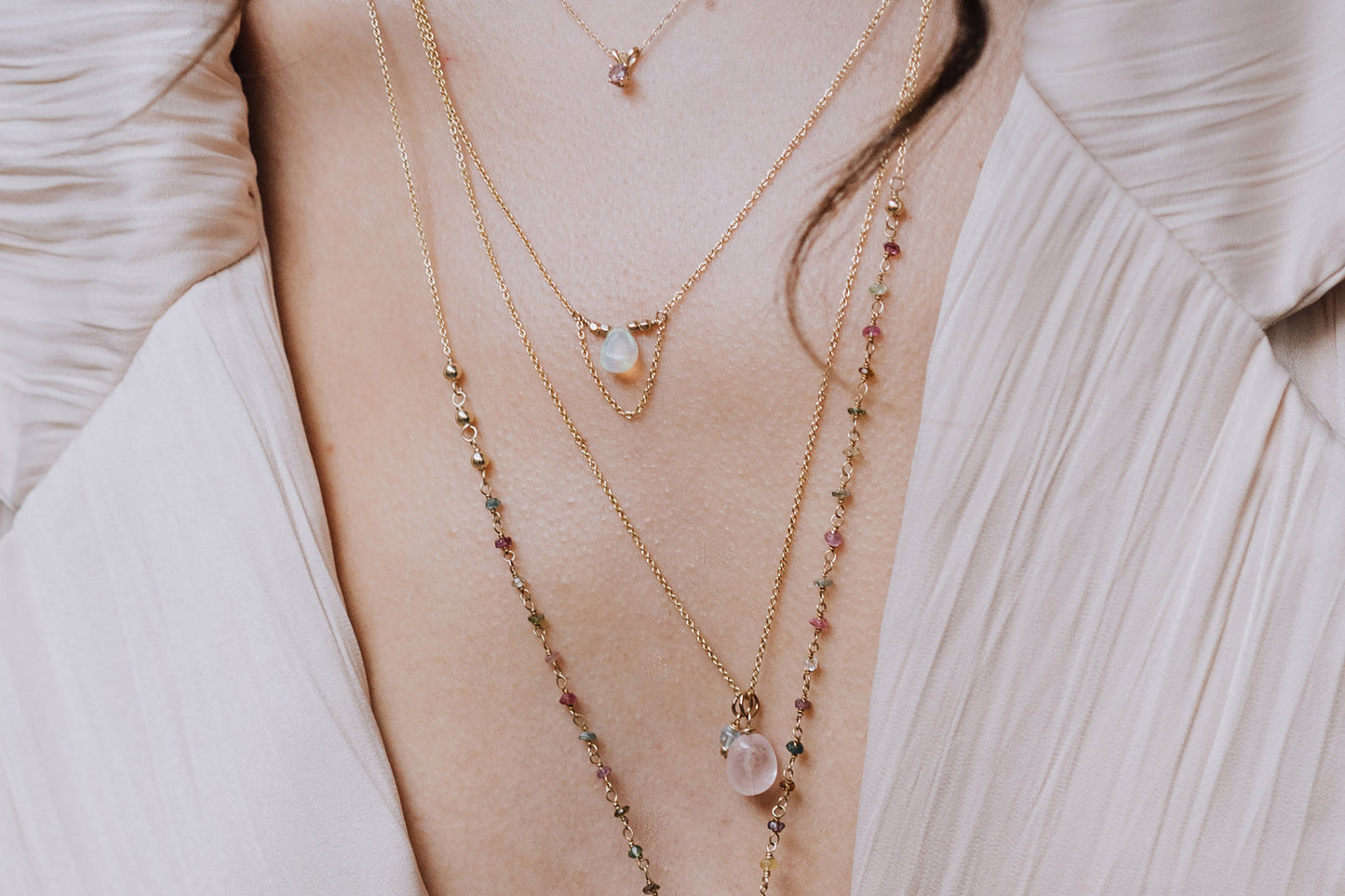 Collar Greta Moonstone