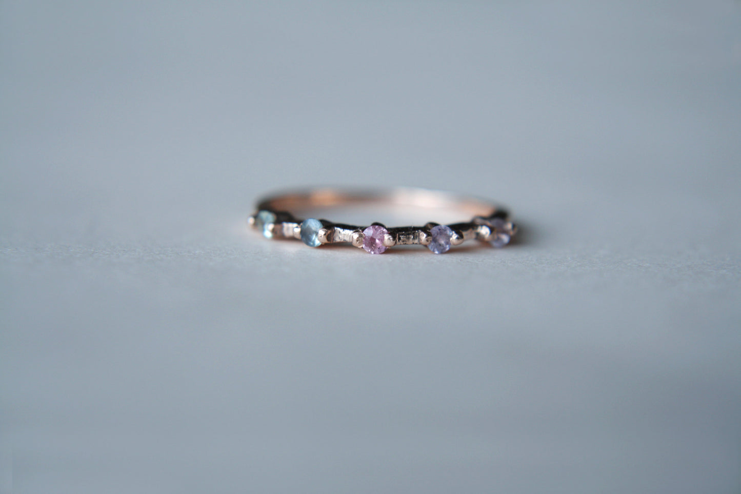 Anillo Era Zafiros Multicolor M-1