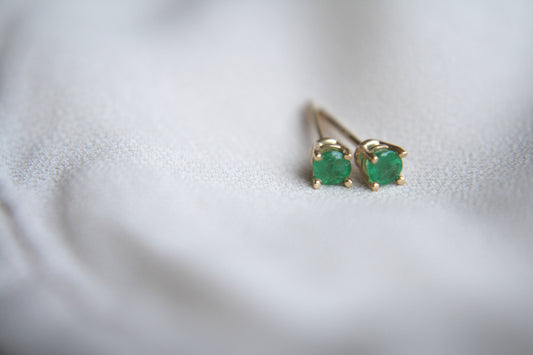 Aretes Luxe Esmeralda fine