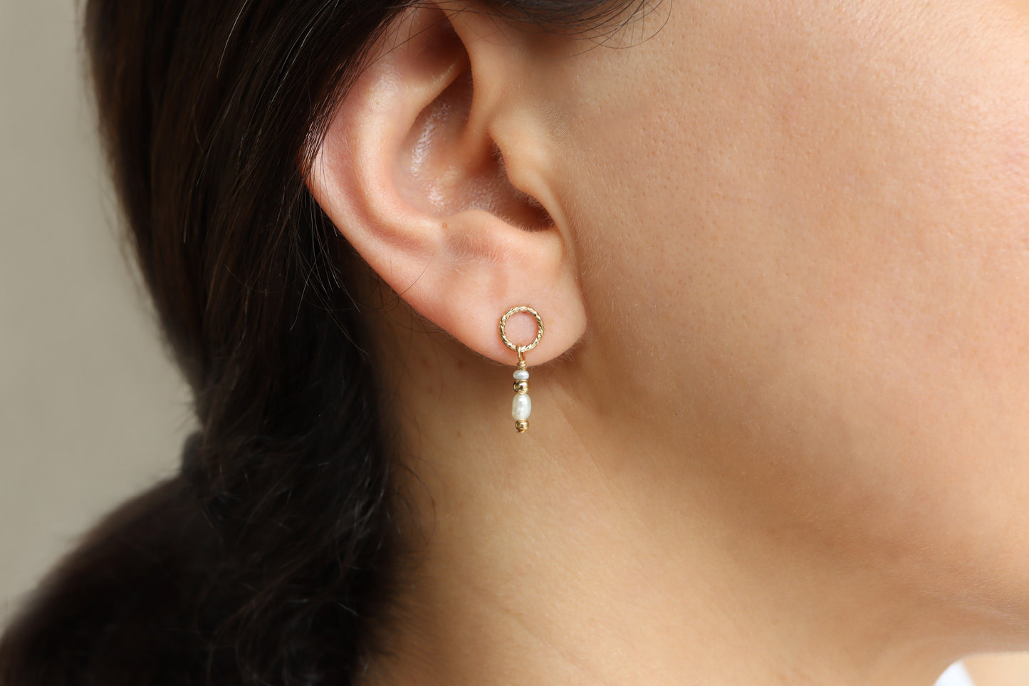 Aretes Eternity Perlas