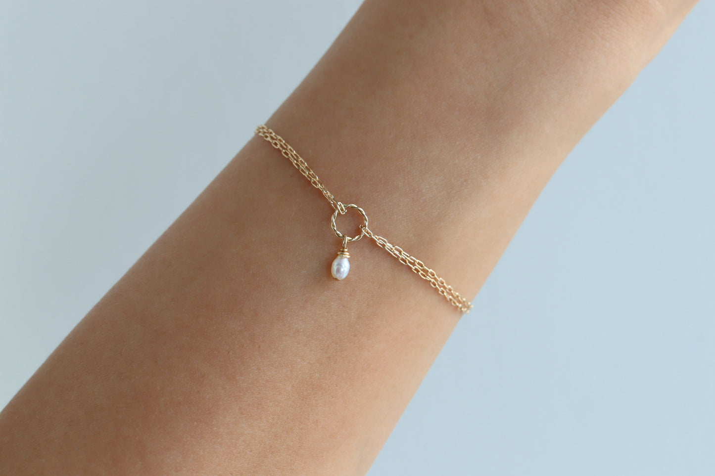 Pulsera Eternity Twist Perla