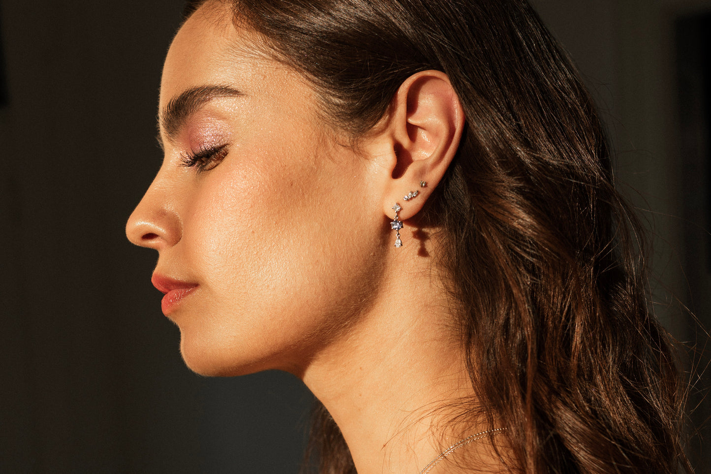 Aretes Fiona Zafiro y Diamantes Fine
