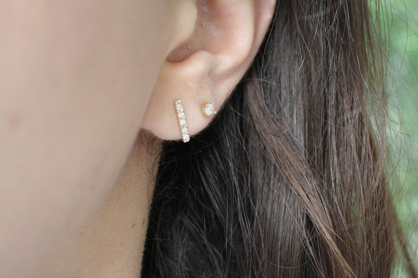 Aretes Frida Diamante Blanco fine
