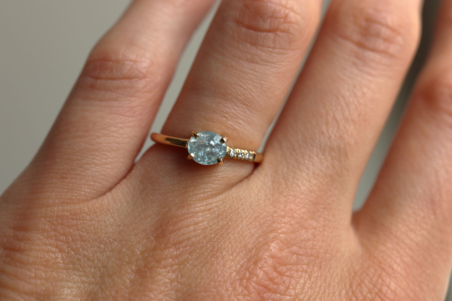 Anillo Frida Turmalina Paraiba y Diamantes