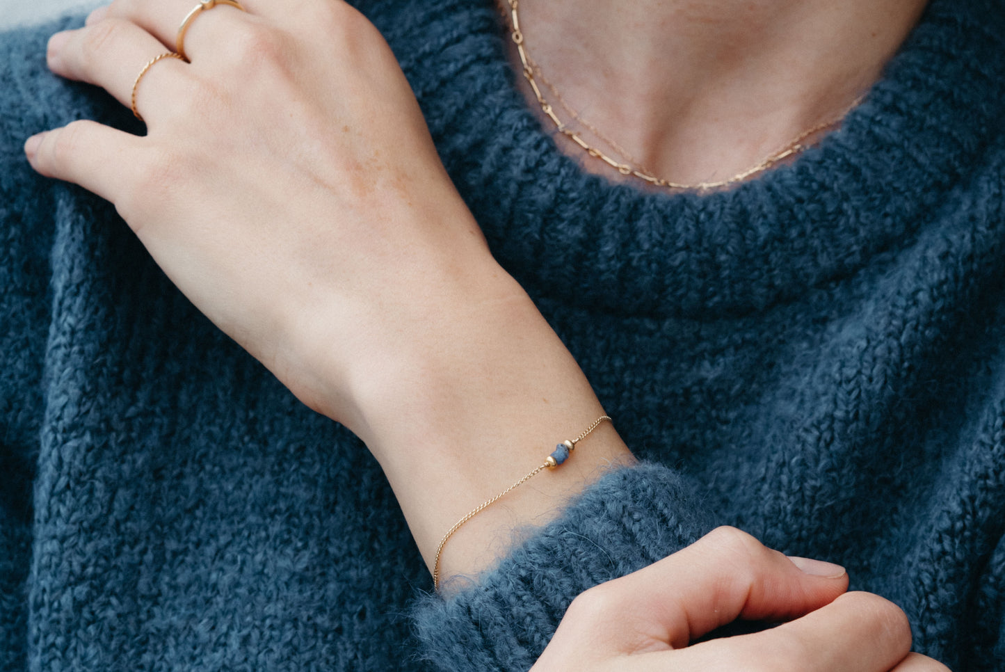 Pulsera Zaida Zafiros