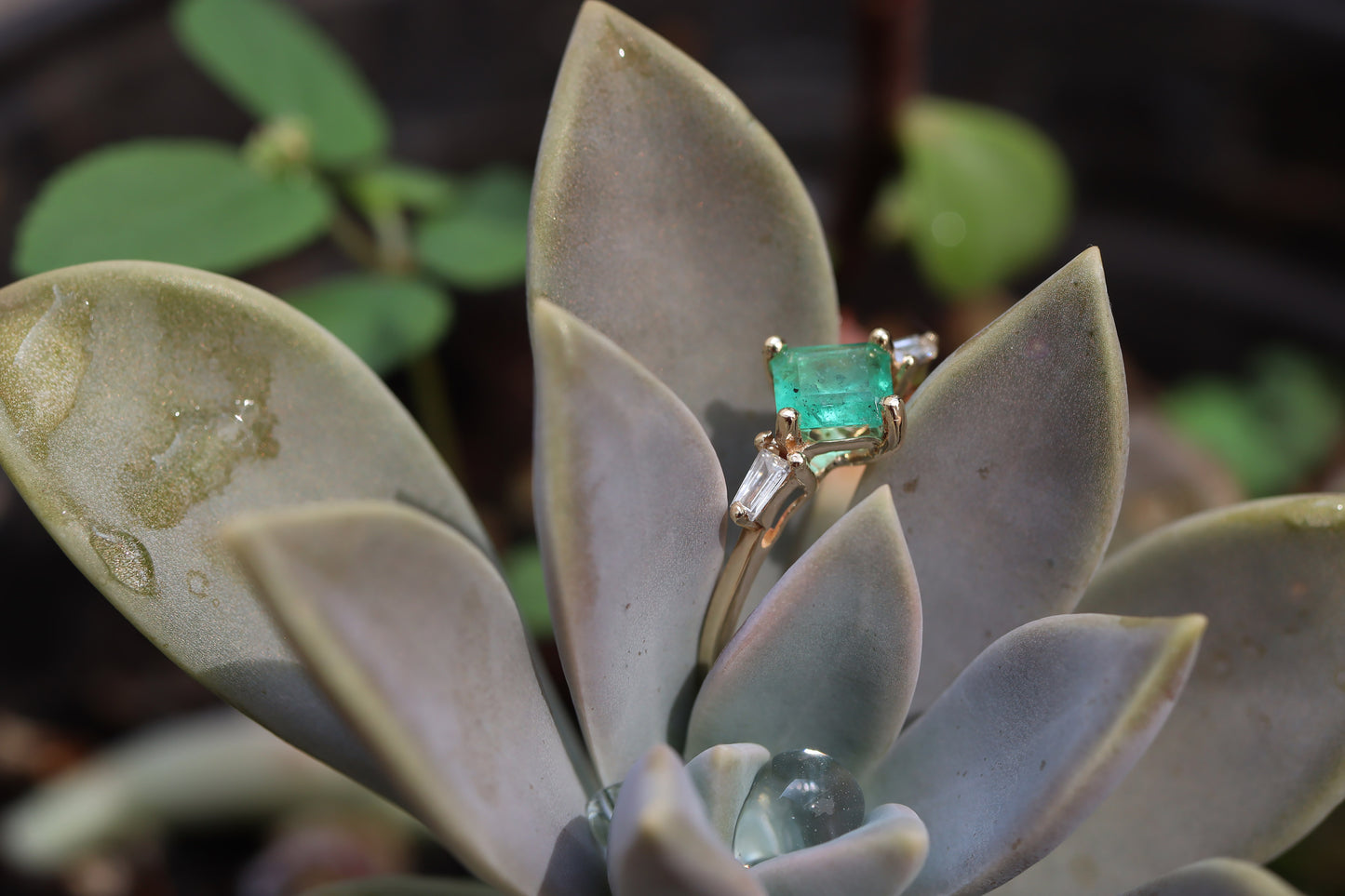 Anillo Gaia Esmeralda