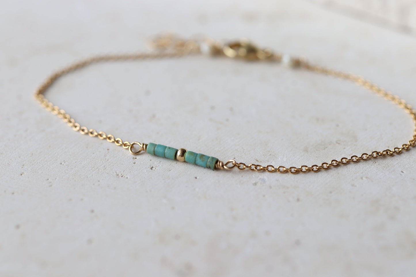 Pulsera Gem Bar Turquesa