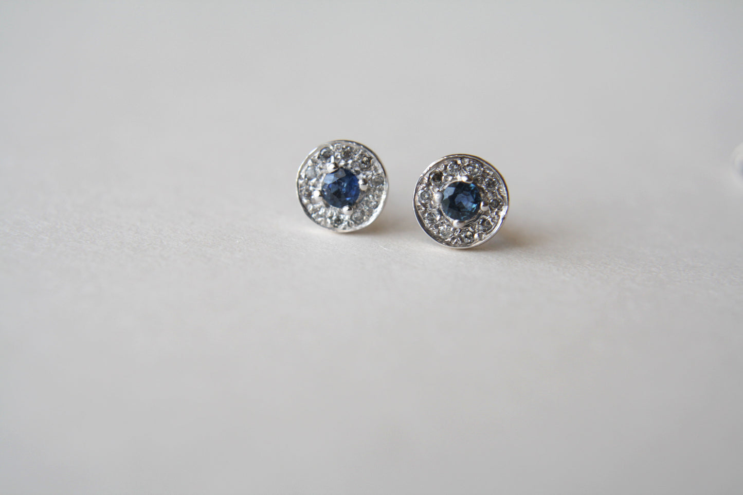 Studs Imelda Zafiro y Diamantes Fine