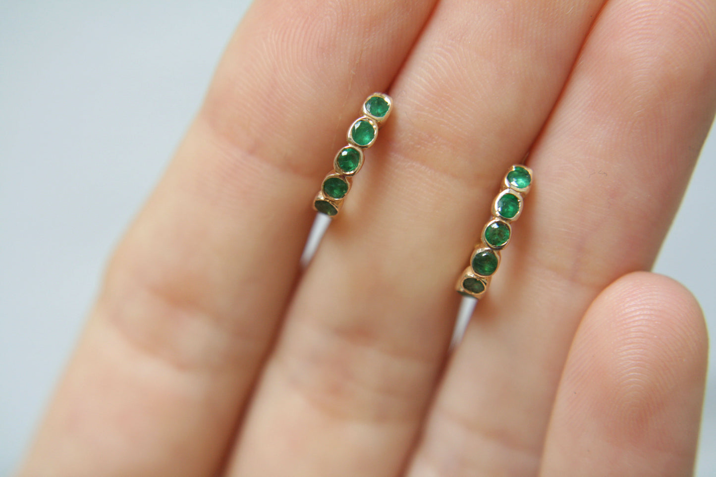 Arracadas Ipanema Esmeraldas Fine