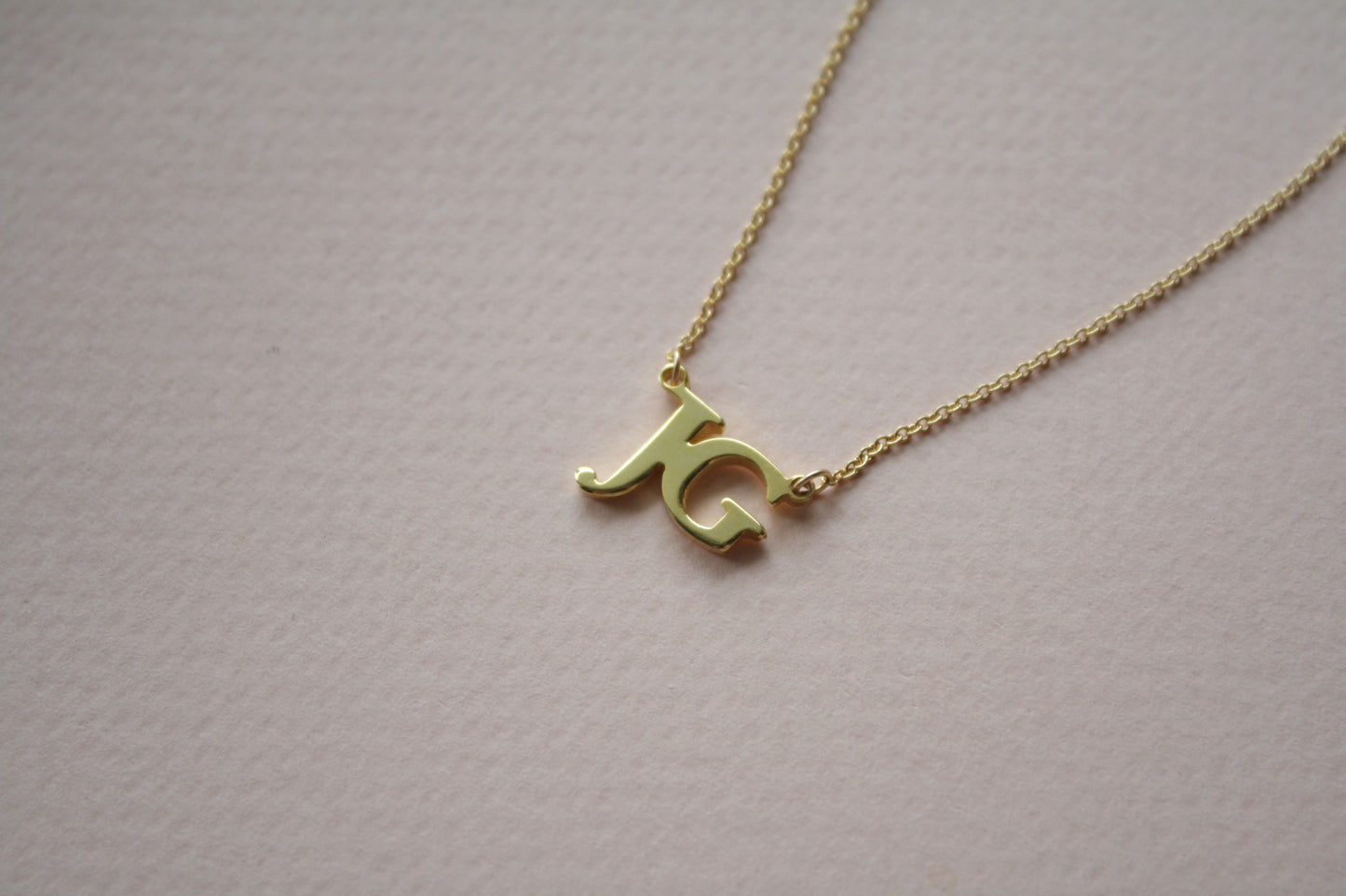 Collar Dos Iniciales Personalizadas