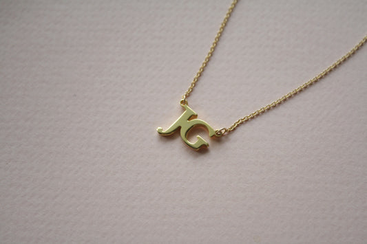 Collar Dos Iniciales Personalizadas